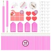 108Pcs Rhinestone Picker Tool Kit: 40Pcs Dual-Ended Handle, Bedazzling Tools