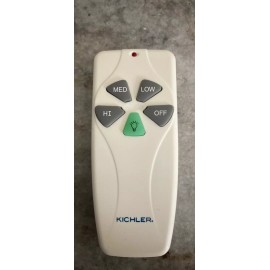 Kichler 337001WH Fan Ceiling Universal Remote Control wi/ Cradle & Battery New