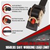 Porotmotor 4 Pack Bolt-On Retractable Ratchet Straps (2" x9'), 3000LBS