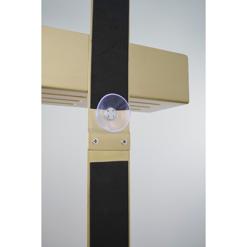 Hiendure Gold Shower Caddy Over Shower Door - 2 Tier