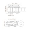 Kozelo 6pcs Chain Connector Link Roller - [1/2 Inch Pitch]