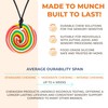 Button Sensory Chew Necklace - (Multi-Colour)