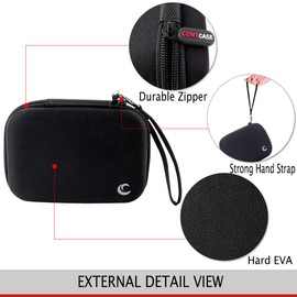 COMECASE organizador de batería dura caja de almacenamiento bolsa de transporte, 2A+3A