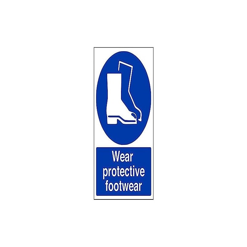 Mandatory Ppe - Wear Protective Footwear - 200 X 300mm