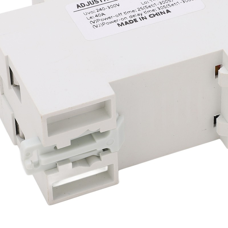 Over Under Voltage Protective Device Adjustable Auto Reset Protector 240V‑300V
