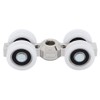 Duokon Shower Door Rollers Sliding Door Rollers 4 Wheels 150kg