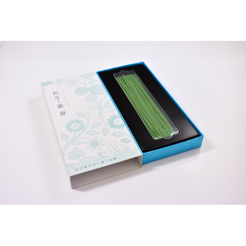 流川 Incense (ryusenko) Green Incense Length 14 cm