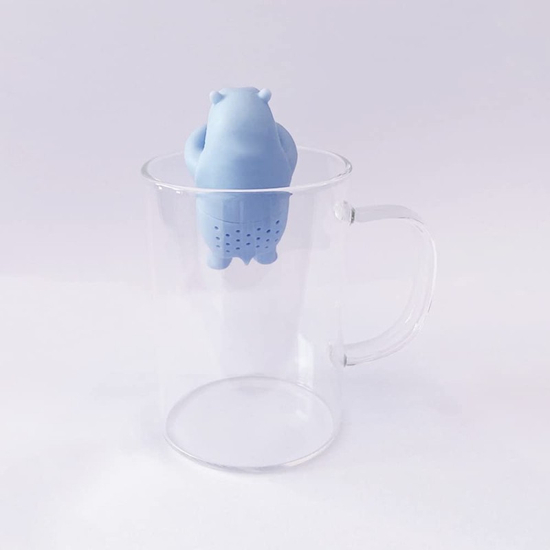 HADEWEITE 1 pcs creative animal tea infuser，cute loose leaf tea