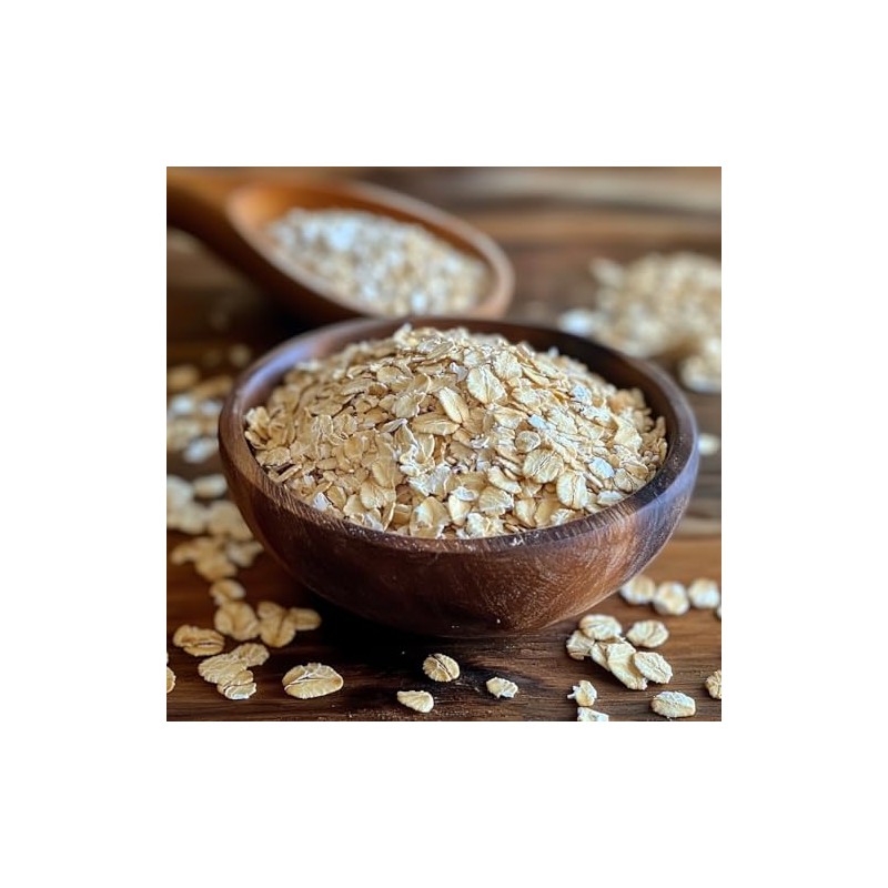 Regular Rolled Oats, Organic, Oatmeal, BreakfastFood, Non-GMO, High Fiber, Vegan,