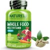 NATURELO Whole Food Multivitamin for Men | 120 Capsules |