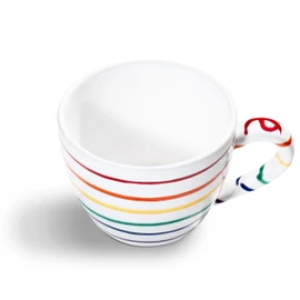 GMUNDNER KERAMIK Maxima Teacup (0.4L) Rainbow Tableware, Handmade in Austria