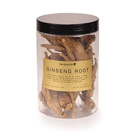 BambooMN Ginseng Root Large 4 Year Old American Grown - Large Root - 24-30 pcs - 8 oz