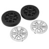 4 Pcs Suitcase Replacement Wheels Silent Rolling Universal Luggage Wheels