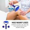 3-Teiliges Set Massagegeräte, Massagegeräte, Massagegeräte Mit Griffen, Massagerollen, Massagebälle, Tragbare