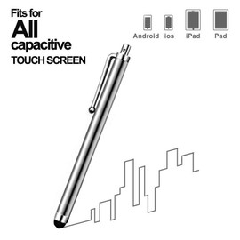 Mobocell Universal Touch Screen Pen Tall and Mini Stylus Set with Dust Plug for Smartphones and Tablets (10 PCS), STYLUS-10PK, Multicoloured