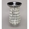 Unbranded Candle Holder Nickel Plated & Mirror Mosaic Glass Shade