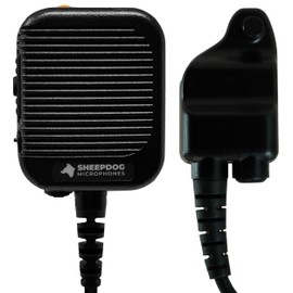 SHEEPDOG MICROPHONES SD27-HA3 Police Remote Shoulder Speaker Microphone, Compatible with Harris XG-15 XG-15P XG-25 XG-25P XG-75 XG-75P XG-75Pe P5300 P5400 P5500 and P7300 Two Way Radios