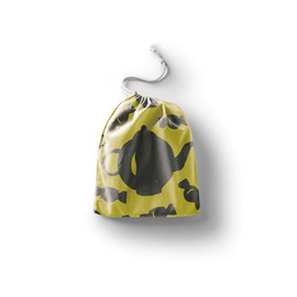 Le Jardin du Lin Bedruckte Baumwoll Taschen mit Kordelzug, Einkaufstasche, Beutel, Stoffsack, Stofftasche, Gemüsesack, Wiederverwendbare, Umweltfreundlich, Mehrzweck, Faltbar, Größe: 12x15 Cm