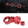 AC Switch Ring Volume Knob Cover Aluminium Alloy Stylish Perfect