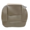 SecosAutoparts Front Passenger Side Bottom Replacement Seat Cover Leather Tan