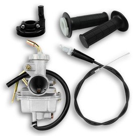 FLYPIG Carburetor Carb w/Throttle Grip Cable For Honda PZ20 XR50R XR70R XR75 XL80S XR80R XL75 XL70 SL70 Z50R XR100R TaoTao NST SunL Kazuma Baja 50-140cc