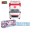 Bburago MUNICIPLE Vehicles Ambulance with Stretcher, Assorted Colours