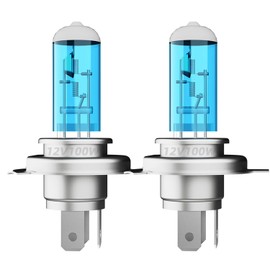 DMEPUGI Headlight Bulbs Fit For Toyota Corolla 1998-2000, 9003 High Low Dual Beam Combo, Super Bright 5500K White Light High Performance Halogen Light Bulbs, 2PCS