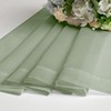 Chyhomenyc Sheer Sage Green Curtains 90 Inch Long 2 Panels