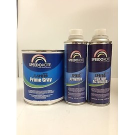 Speedokote SMR-200Qkitslow - Automotive Very Fast Dry 2.1 voc 2K Urethane Primer Gray Slow Qt. Kit, SMR-200Q