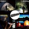 Superstarke LED-Taschenlampe, wiederaufladbar, taktische USB-Taschenlampe, perfekt für Camping, Jagd und