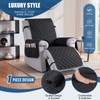 TAOCOCO 100% Waterproof Recliner Covers, Recliner Sofa Covers with Leg