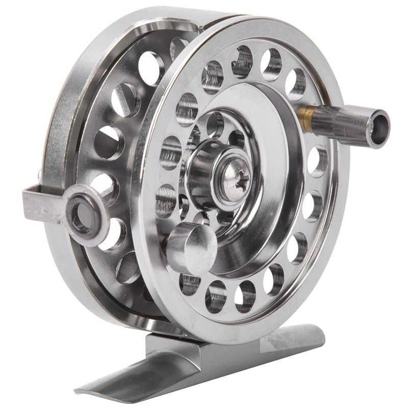 Outdoor Metal Ice Fishing Rod Front Wheel Right Hand Reel