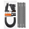 Oksdown Cable Ties Black 450 mm x 4.8 mm UV