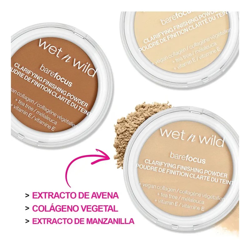 Polvo Compacto Wet N Wild Bare Focus