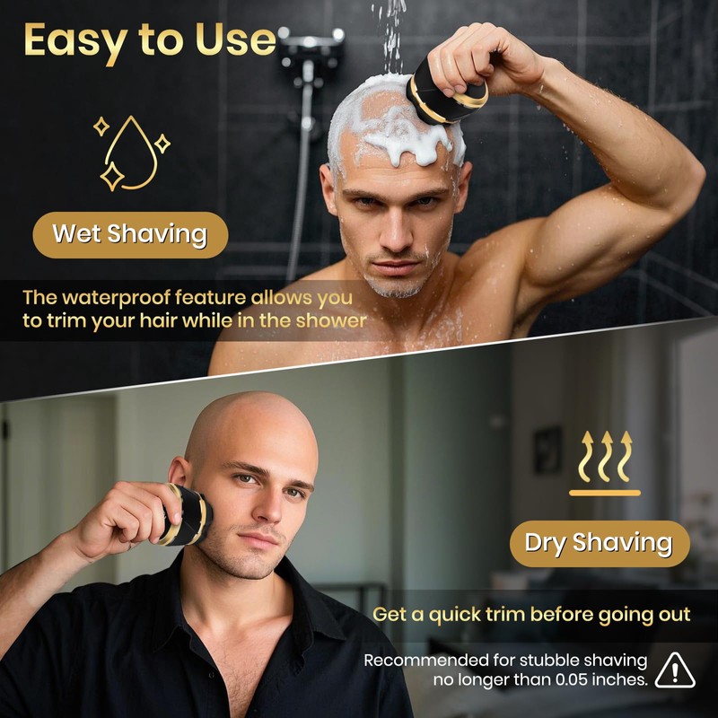 Ufree Head Shavers for Bald Men, Electric Shavers Razor, Rechargeable