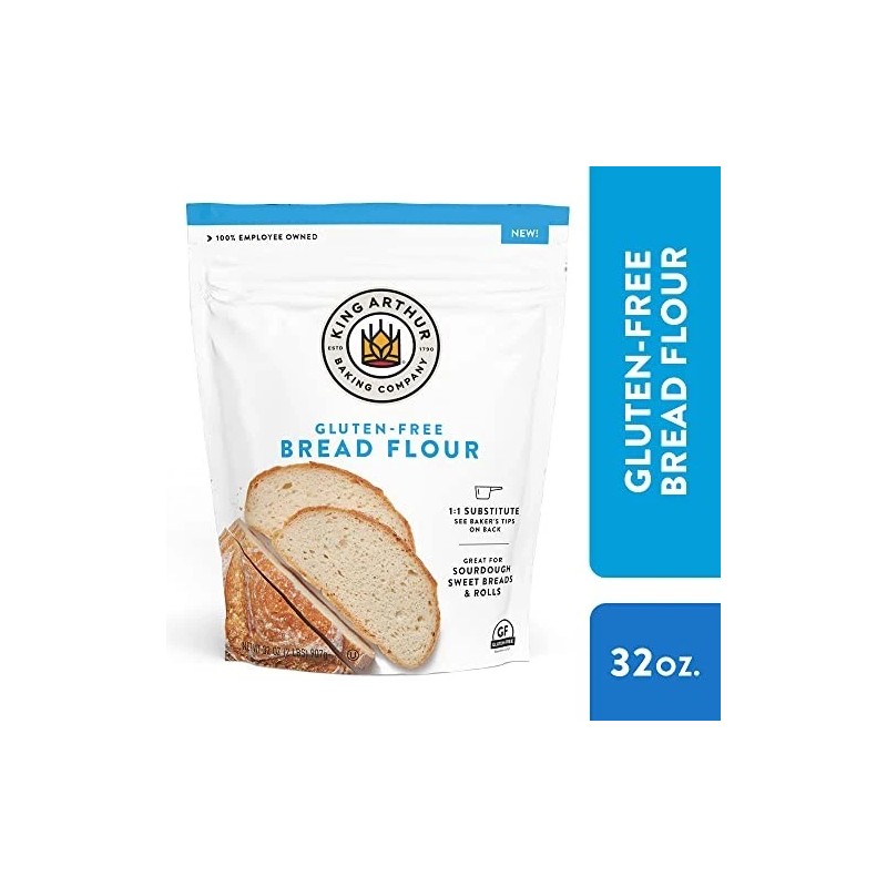 King Arthur Gluten Free Bread Flour: 1:1 Replacement for Yeasted