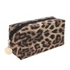 3pcs Makeup Bag Set Leopard Print Large Capacity Portable Waterproof