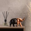 Exquisite Hand-carved African Elephant Sculpture | Premium Wooden Elephant Figurine
