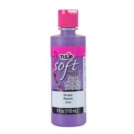 I Love To Create Tulip Soft Fabric Paint 4oz-Matte-Grape, Other, Multicoloured, 6.14 x 7 x 15.2 cm