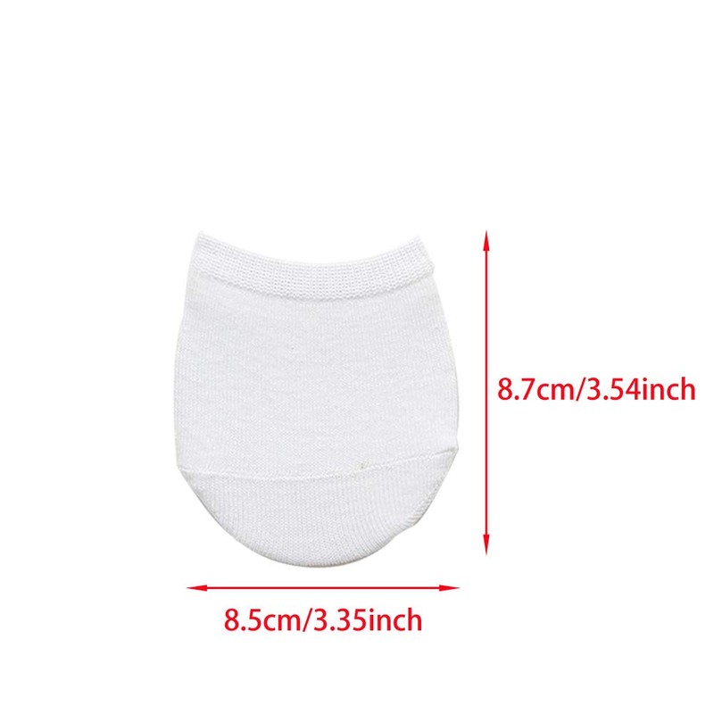 SUNTRADE Toe Topper Socks, Liner Socks Breathable, Colorful Half Socks