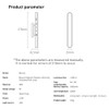 Baseus Wall Reading Light Stick Wireless Stepless Dimmable Touch Control