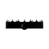 HDBUBALUS Black MX Style Foot Pegs Floorboard For Harley Softail