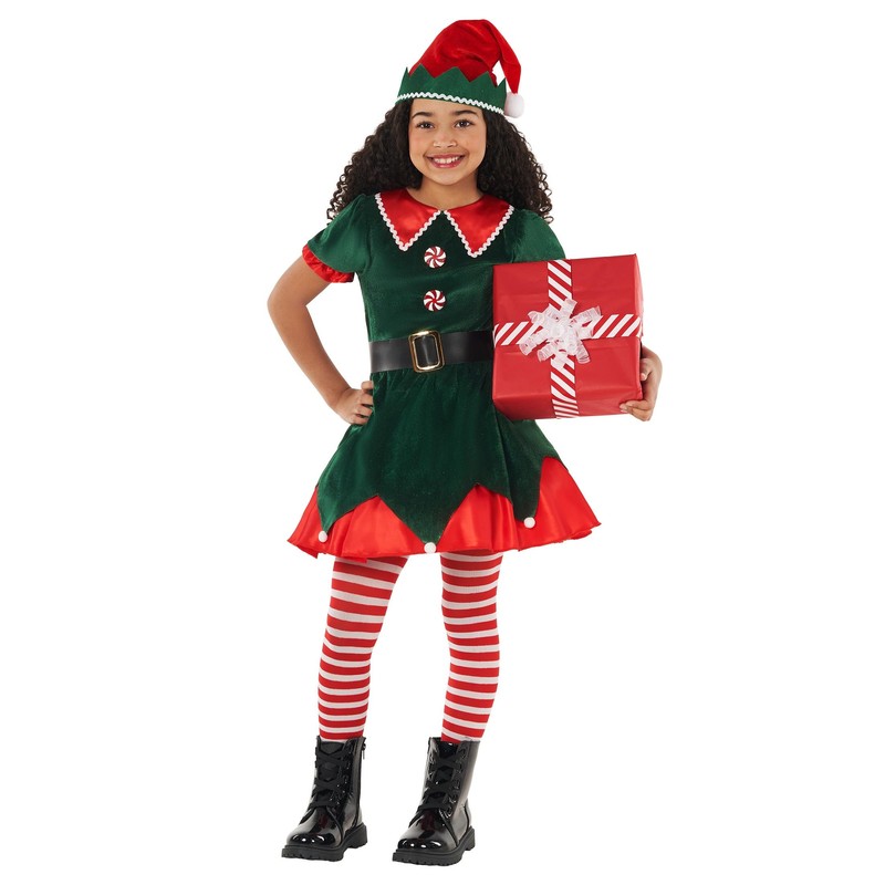 Morph Elf Costume For Girls, Girls Christmas Elf Costume, Girls
