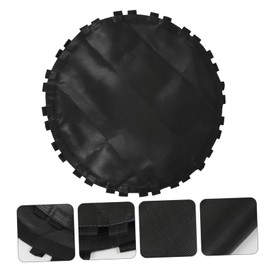 NOLITOY 1pc Black Trampoline Replacement Jumping Mat Uv-Resistant Outdoor Jumping Mat for Round Trampoline Breathable Design for Better Bounce and Fun