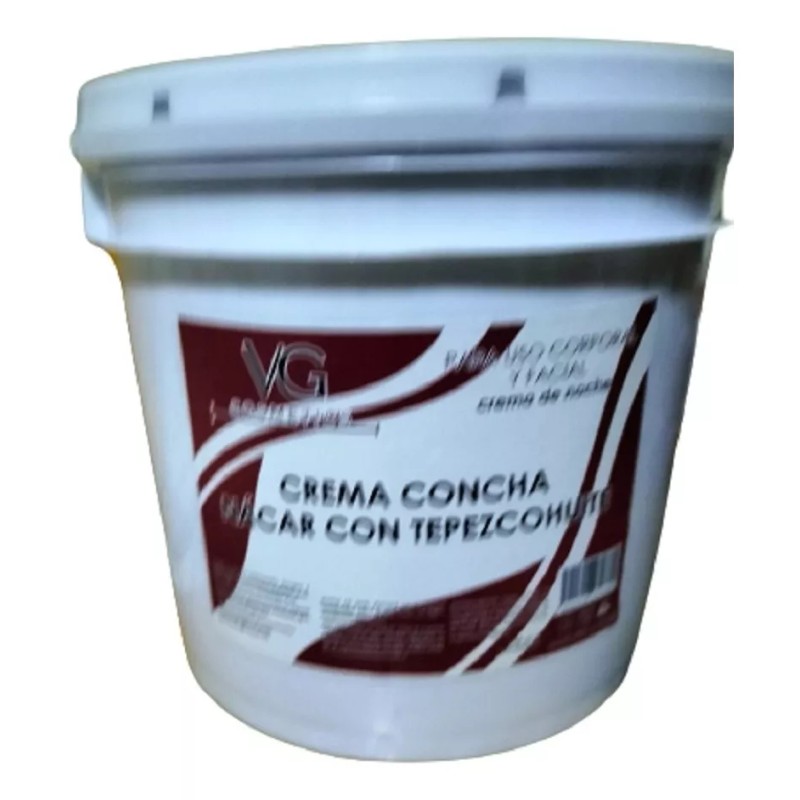 VG COSMETICS Crema Concha Nacar Con Tepezcohuite Natural 4 Kilo