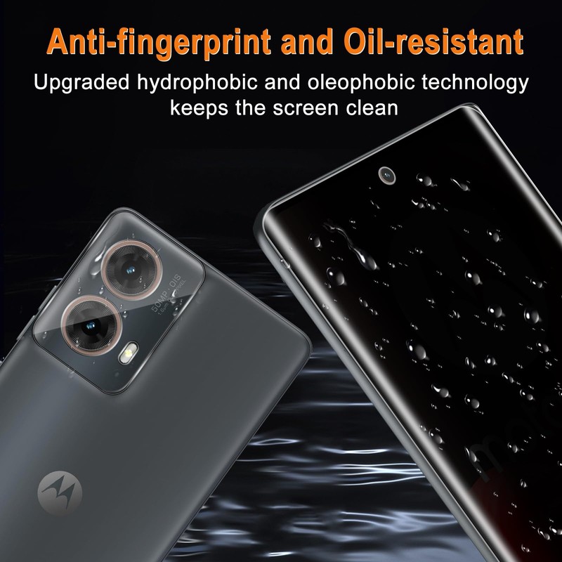 MiKoyi Privacy Screen Protector for Motorola Moto G85 5G, TPU