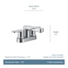 Moen Laris Two-Handle 4” Centerset Modern Bathroom Faucet, 84015