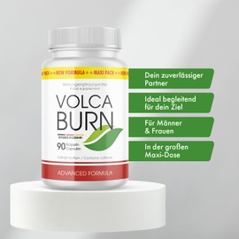 Volca Burn Capsules - Combination of High-Quality Ingredients - 90 Capsules 3x