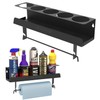 UNITEDPOWER 5 Aerosol Spray Can/Paper Towel Holder, Paint Bottle Storage