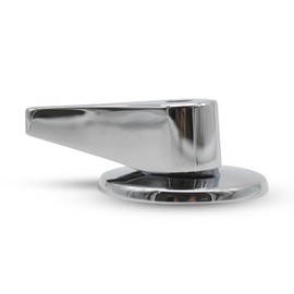 DOJA Barcelona Flush-Mounted Valve, Pack of 1, Tap Cover, Diameter 69 x 54 mm, Zamak Polished Chrome-Plated, Lever and Cover, for Pool Shower, Installation Fittings, Wall Fittings